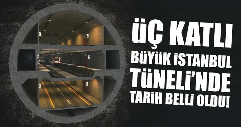 Büyük İstanbul Tüneli’nin ihalesi 2018 yılında gerçekleşecek
