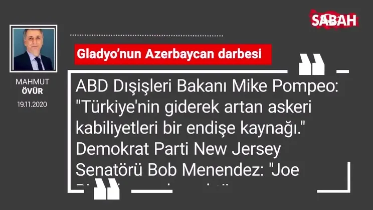 Mahmut Övür 'Gladyo’nun Azerbaycan darbesi'