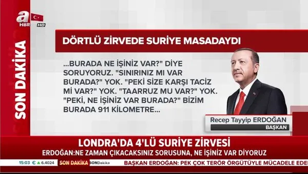 Başkan Erdoğan Londra'daki NATO zirvesini Türk gazetecilere değerlendirdi