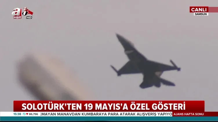 Samsun'da SOLO TÜRK'ten muhteşem gösteri