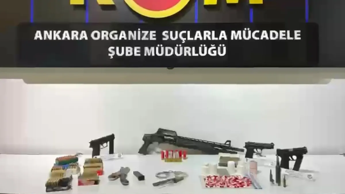 Ankara'da yeni nesil suç örgütlerine dev operasyon! 55 şüpheli tutuklandı