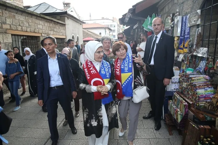 Emine Erdoğan, Başçarşı'yı gezdi