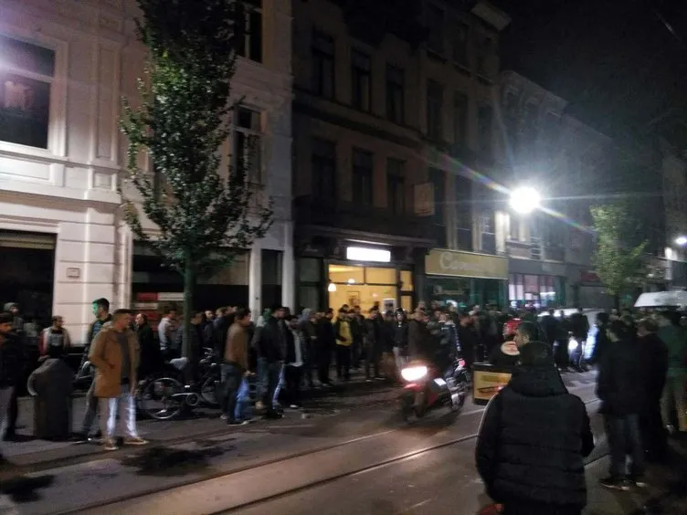 Son dakika haberi: Belçika’da büyük kışkırtma! Türk mahallesine girip slogan attılar