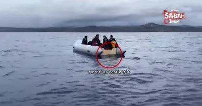 Yunanistan, lastik botun motorunu söküp, göçmenleri ölüme terk etti | Video