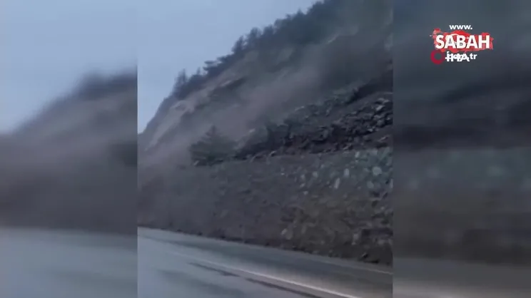 Artvin’de heyelan anı kameralara yansıdı | Video