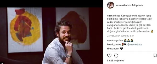 Ünlü isimlerin Instagram paylaşımları (26.01.2018)