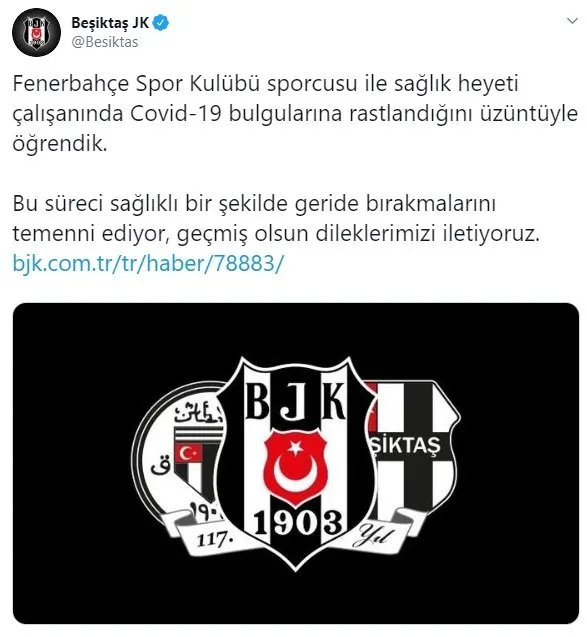 Fenerbahçe’nin corona virüsü açıklaması sonrası spor camiasından mesajlar peş peşe geldi