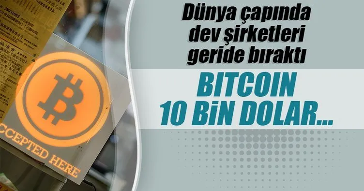 Bitcoin 10 bin doları gördü