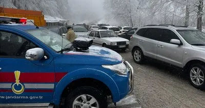 Eriklitepe Tabiat Parkı’nda kar şöleni! #kocaeli