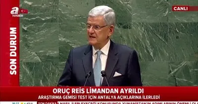 Volkan Bozkır, Birleşmiş Milletler Genel Kurulu açılış konuşmasını yaptı | Video