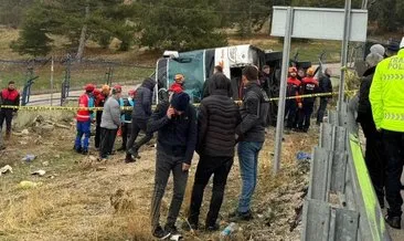 Isparta’da yolcu otobüsü devrildi: 1 ölü 26 yaralı #isparta