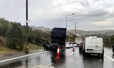 İstanbul’da yağan yağmur kazaları da beraberinde getirdi