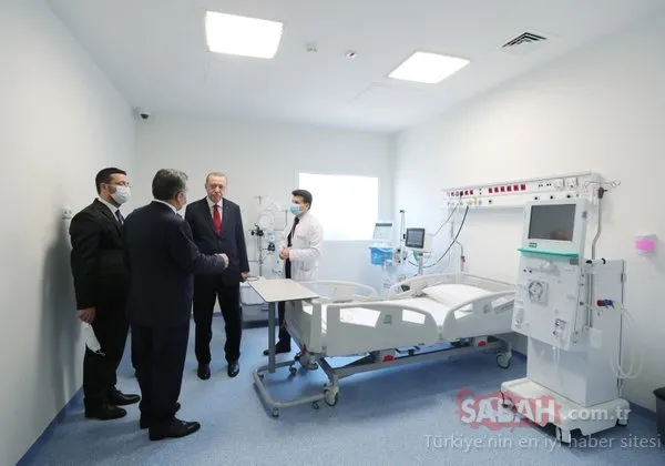 Başkan Erdoğan tek tek inceledi! Sancaktepe'deki Prof. Dr. Feriha Öz Acil Durum Hastanesi açıldı