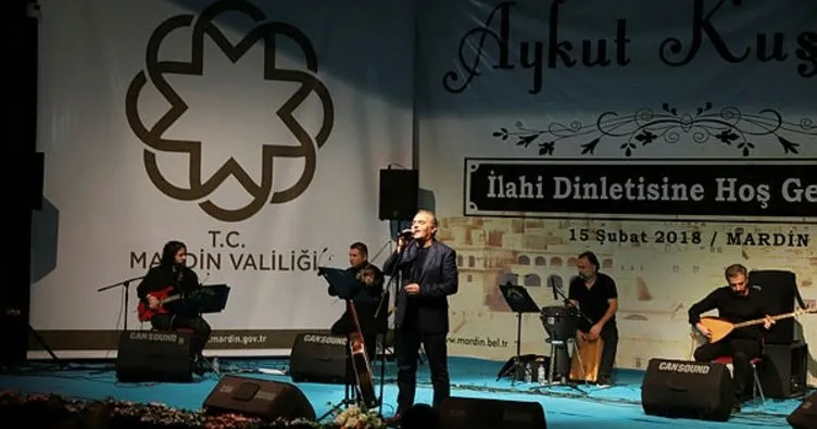 Mardin’de Aykut Kuşkaya konserine yoğun ilgi