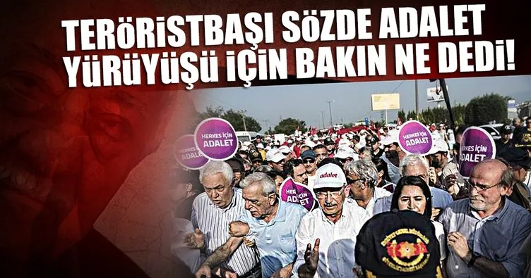 Teröristbaşı Gülen Kılıçdaroğlu’nun yürüyüşünü yetersiz buldu