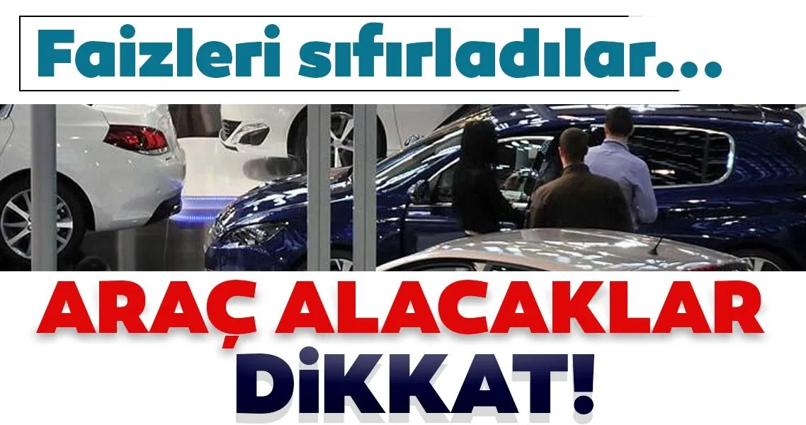 son dakika haberi otomobil almak
