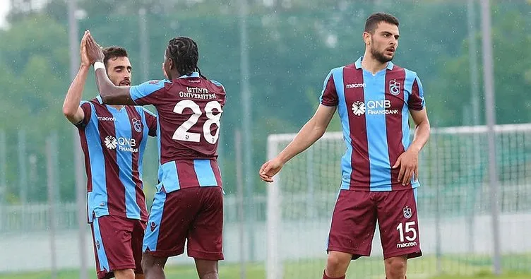 Trabzonspor’dan iki gollü siftah