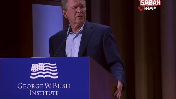 Eski ABD Başkanı Bush'tan 'Irak' gafı | Video