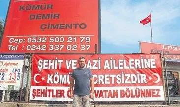 Şehit ve gaziye minnet borcu