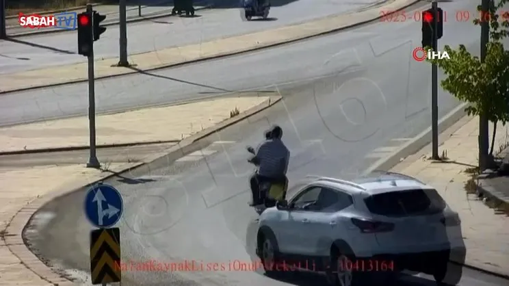 Plakayı kapatıp kırmızı ışıkta geçen sürücüye 7 bin lira ceza kesildi | Video