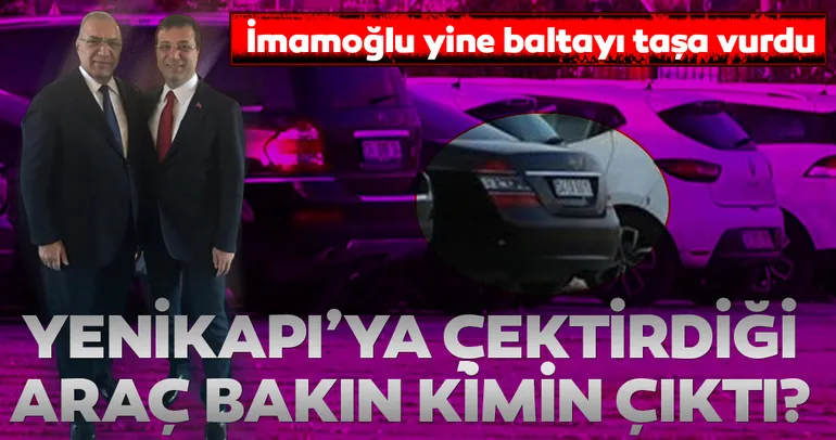 İmamoğlu yine baltayı taşa vurdu... Yenikapı'ya çektirdiği makam aracı bakım kimin çıktı?