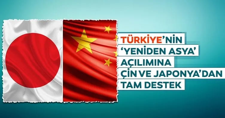 Türkiye’nin ‘Yeniden Asya’ açılımına Çin ve Japonya’dan tam destek