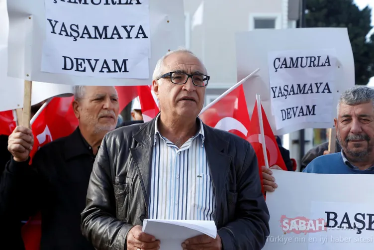 CHP'li belediyeye siyah çelenk bıraktılar