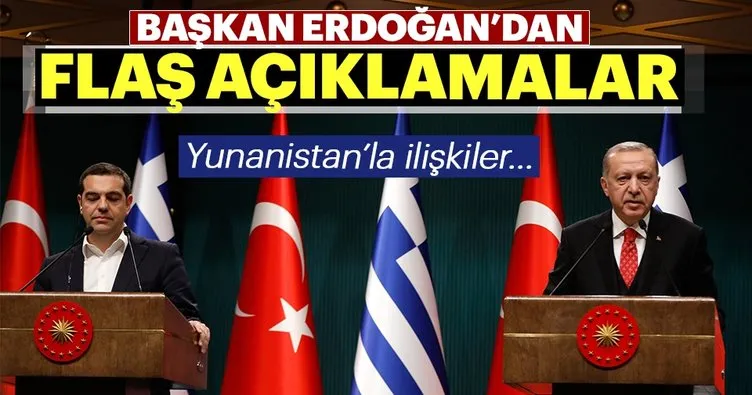 Son dakika haberi... Başkan Erdoğan: Yunanistan’dan daha çok işbirliği bekliyoruz