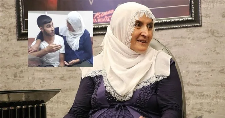 Erdoğan, oğlunu terörden kurtaran anne ile görüştü