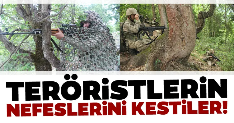 Teröristlerin korkulu rüyası jandarmanın keskin nişancıları
