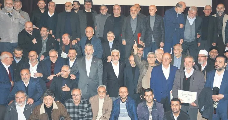 Erdoğan’a dava arkadaşlarından destek