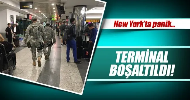 New York La Guardia Havalimanı’nda şüpheli araç paniği