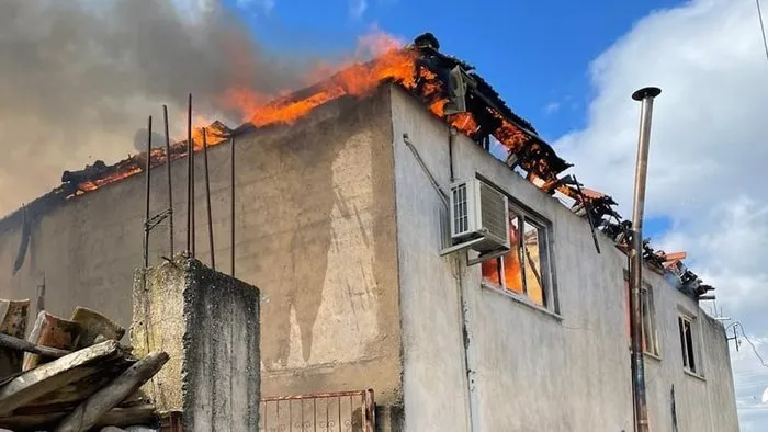 Beyköy’de çıkan yangın evde hasara yol açtı