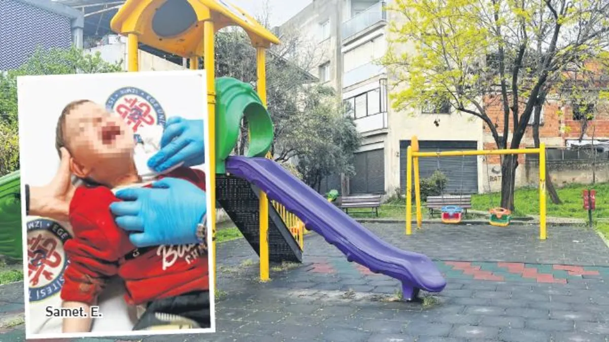 Çocuk parkında dehşeti yaşattı