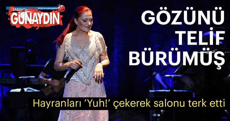 Candan Erçetin’in gözünü telif bürümüş