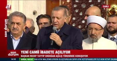 Restorasyonu tamamlanan Yeni Cami’nin açılışını Başkan Erdoğan yaptı | Video