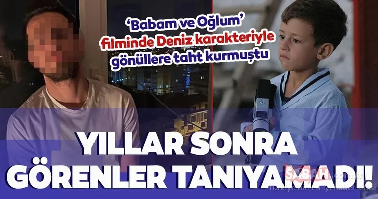 ‘Babam ve Oğlum’ filminde Deniz karakterini canlandıran Ege Tanman son haliyle şaşırttı!