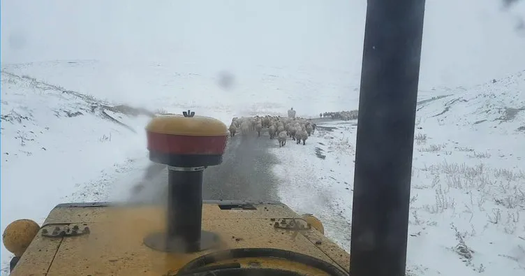 Malatya’da mevsimin ilk karı yağdı