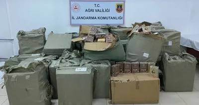 Ağrı'da büyük operasyon! Milyonlarca liralık kaçak mal ve uyuşturucu ele geçirildi #agri
