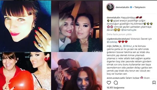 Ünlü isimlerin Instagram paylaşımları (09.04.2018) (Aleyna Tilki)