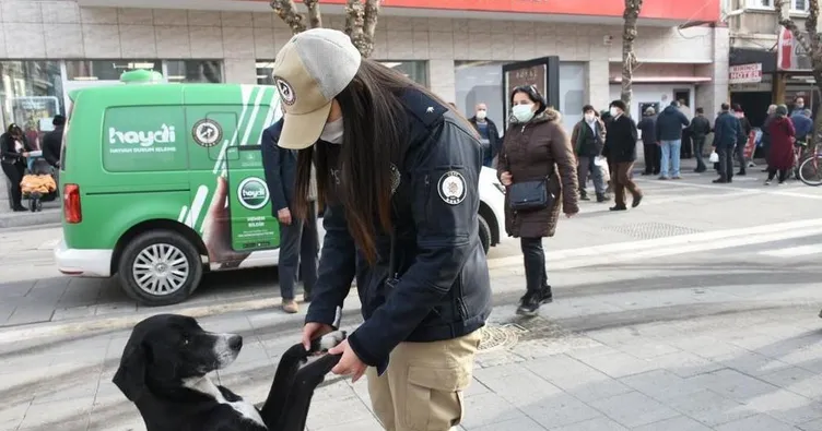 Uşak Emniyeti hayvanlara dikkat çekti