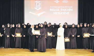 75 günde Kur’an’ı kalplerine yazdılar
