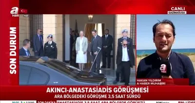 KKTC Cumhurbaşkanı Mustafa Akıncı, Anastasiadis ile görüşme gerçekleştirdi