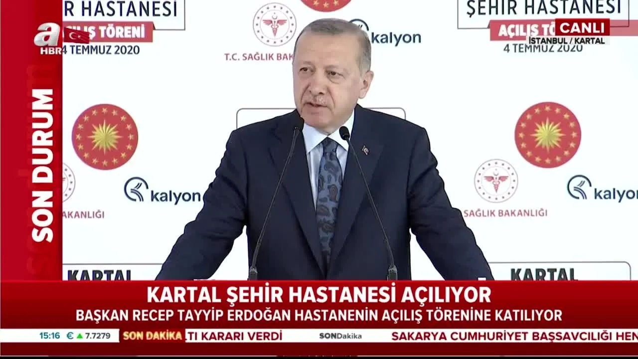 Son Dakika Baskan Erdogan Dan Kartal Lutfi Kirdar Sehir Hastanesi Acilis Toreni Nde Flas Aciklam