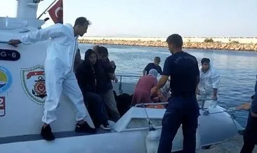 Yunanistan’ın Türk karasularına ittiği 28 göçmen kurtarıldı #balikesir