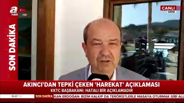 KKTC Başbakanı Ersin Tatar'dan Akıncı'nın harekat açıklamasına tepki