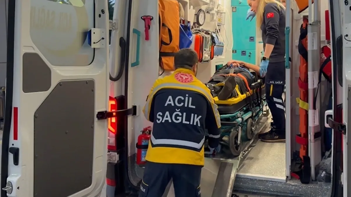 Samsun’da tır devrildi: 1 yaralı