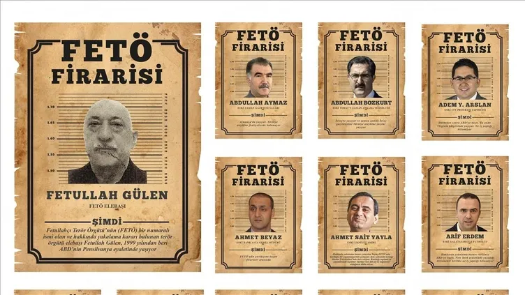 İşte FETÖ’nün yurtdışına kaçan firarileri