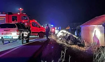 Son dakika: Aksaray’da feci kaza! İki otomobil kafa kafaya çarpıştı