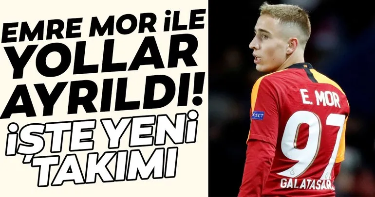Galatasaray’da flaş Emre Mor gelişmesi! Gideceği takım belli oldu...